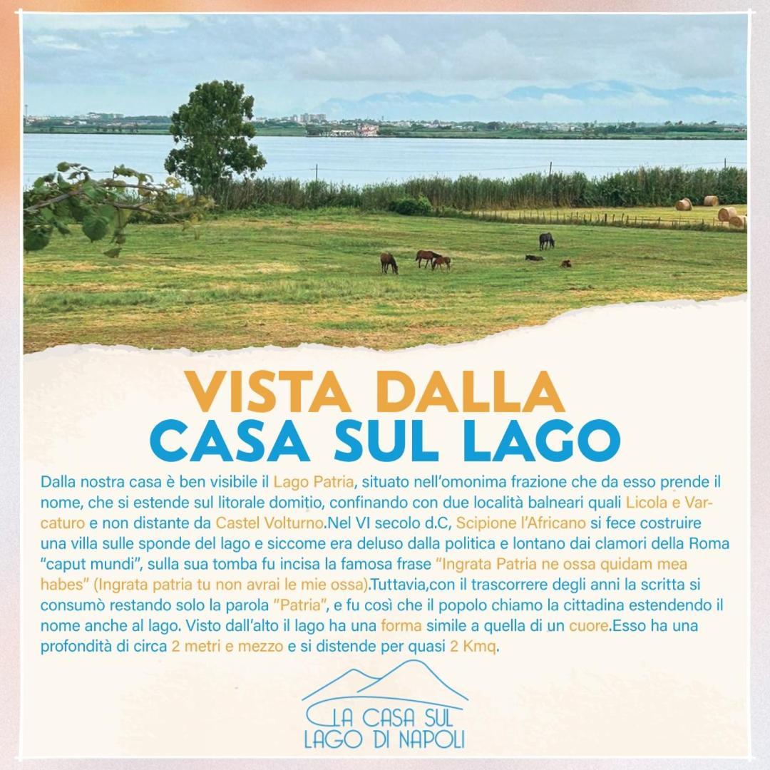 La Casa Sul Lago Di Napoli Lago Patria Eksteriør billede